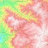 Mapa topográfico Otuzco, altitud, relieve