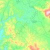 Mapa topográfico Huehuetlán el Chico, altitud, relieve
