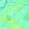 Mapa topográfico Areias, altitud, relieve