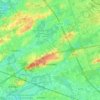 Mapa topográfico Lummen, altitud, relieve