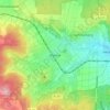Mapa topográfico Weimar, altitud, relieve