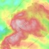 Mapa topográfico Reserva Biológica El Cipresal, altitud, relieve