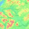 Mapa topográfico County Fermanagh, altitud, relieve