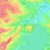 Mapa topográfico Chew Stoke, altitud, relieve