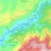 Mapa topográfico Sandomil, altitud, relieve