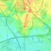 Mapa topográfico Winwick, altitud, relieve