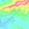 Mapa topográfico Pero Viseu, altitud, relieve