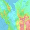 Mapa topográfico Urabá, altitud, relieve