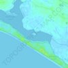 Mapa topográfico Cull Island, altitud, relieve