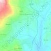 Mapa topográfico Pico de Regalados, altitud, relieve