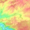 Mapa topográfico La Noue, altitud, relieve