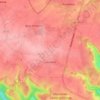 Mapa topográfico Louvetot, altitud, relieve