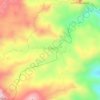 Mapa topográfico La Danta, altitud, relieve