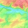 Mapa topográfico Leval-Chaudeville, altitud, relieve