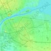 Mapa topográfico Windsor, altitud, relieve