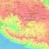 Mapa topográfico Río Balsas, altitud, relieve