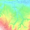 Mapa topográfico Jamao al Norte, altitud, relieve