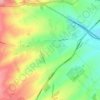 Mapa topográfico Peuplingues, altitud, relieve