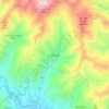 Mapa topográfico Graniti, altitud, relieve