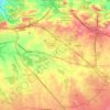 Mapa topográfico Cotorro, altitud, relieve