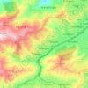 Mapa topográfico Parroquia Antímano, altitud, relieve