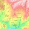Mapa topográfico Mollepata, altitud, relieve