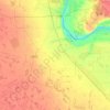 Mapa topográfico Новоомское сельское поселение, altitud, relieve