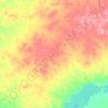 Mapa topográfico Шет ауданы, altitud, relieve