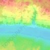Mapa topográfico Мятусово, altitud, relieve