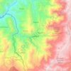 Mapa topográfico Amaluza, altitud, relieve