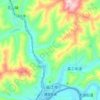 Mapa topográfico Jianguo Subdistrict, altitud, relieve