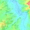 Mapa topográfico Mourède, altitud, relieve