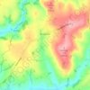 Mapa topográfico Kniveton CP, altitud, relieve