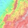 Mapa topográfico Río Suárez, altitud, relieve