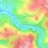 Mapa topográfico Erfenschlag, altitud, relieve