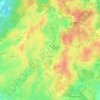 Mapa topográfico Токкари, altitud, relieve