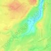 Mapa topográfico Покровская, altitud, relieve