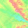 Mapa topográfico Duruma, altitud, relieve