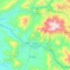 Mapa topográfico Macará, altitud, relieve