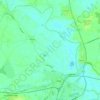 Mapa topográfico Wistow, altitud, relieve