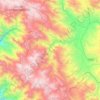 Mapa topográfico Cachachi, altitud, relieve