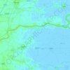 Mapa topográfico Riva del Po, altitud, relieve