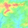 Mapa topográfico Coincourt, altitud, relieve