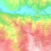 Mapa topográfico Argés, altitud, relieve