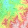 Mapa topográfico Encino, altitud, relieve