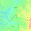Mapa topográfico Jacundá, altitud, relieve