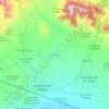 Mapa topográfico Acatzingo, altitud, relieve