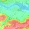 Mapa topográfico Bouray-sur-Juine, altitud, relieve