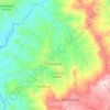 Mapa topográfico Sacapalca, altitud, relieve