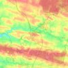 Mapa topográfico Martigné-Ferchaud, altitud, relieve